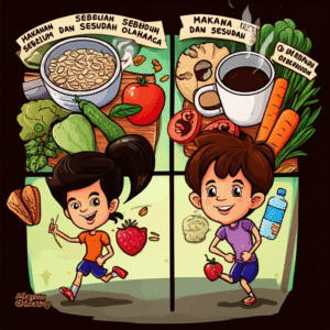 Makanan Sebelum dan Sesudah Olahraga