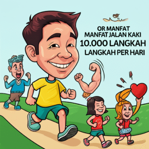 Manfaat Jalan Kaki 10.000 Langkah per Hari