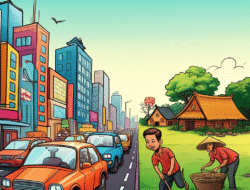 Perbedaan Hidup di Kota vs Desa