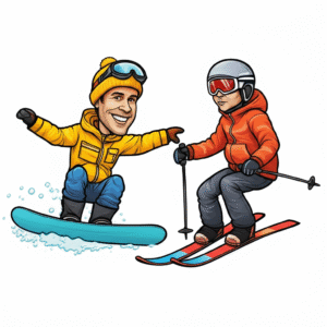 Perbedaan Snowboard vs Ski
