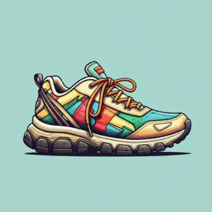 Sepatu Olahraga dari Bahan Daur Ulang