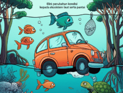 Efek perubahan kondisi  kepada ekosistem laut serta pantai