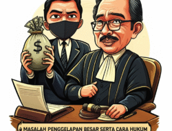 Masalah penggelapan besar serta cara hukum yang lagi berjalan