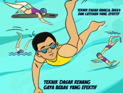 Teknik Dasar Renang Gaya Bebas dan Latihan yang Efektif