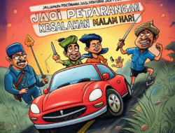 Jalur Tanpa Pencerahan Jadi Petarangan Kesalahan Malam Hari