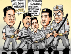 Polisi Bubarkan Aksi Damai Mahasiswa, Kritik Tampak dari Khalayak