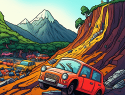 Tragedi Runtuh di Area Pegunungan: Ratusan Berpulang serta Luput