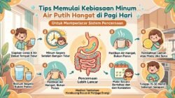 Tips Memulai Kebiasaan Minum Air Putih Hangat di Pagi Hari Untuk Memperlancar Sistem Pencernaan