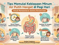 Tips Memulai Kebiasaan Minum Air Putih Hangat di Pagi Hari Untuk Memperlancar Sistem Pencernaan