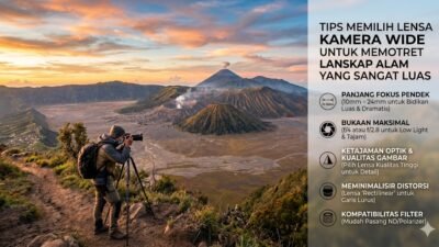 Tips Memilih Lensa Kamera Wide Untuk Memotret Lanskap Alam Yang Sangat Luas