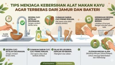 Tips Menjaga Kebersihan Alat Makan Kayu Agar Terbebas Dari Jamur Dan Bakteri
